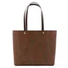 Etro Multicolor Tote In Brown