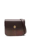 Etro Multicolor Canvas And Leather Large Essential Crossbody Bag