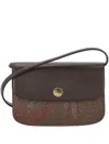 Etro Small Essential Crossbody Bag In Brown