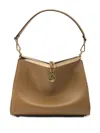 Etro Vela Small Leather Shoulder Bag In Brown