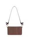 Etro Paisley Jacquard Clutch Bag In Vino