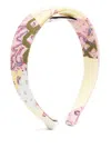 Etro Bandan-print Headband In Yellow