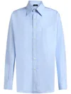 Etro Long-sleeved Shirt In Blue