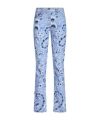 Etro Denim Jeans With Printed Bandana And Paisley In Blue