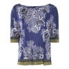 ETRO BANDANNA BOUQUET-INSPIRED PRINTED JERSEY BLOUSE