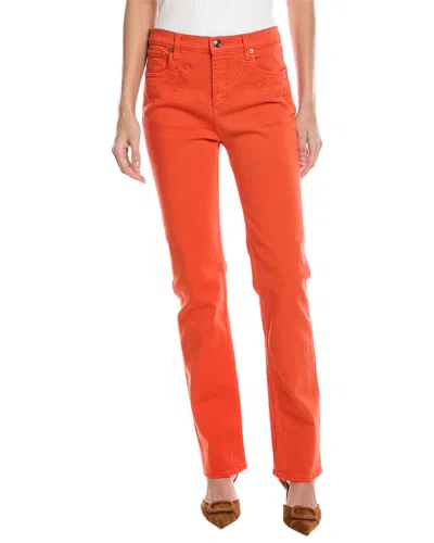 Etro Barbara Straight Jean In Orange