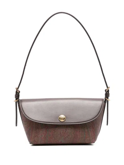 Etro Barchetta Arnica Shoulder Bag In Brown