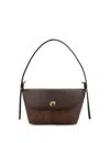Etro Barchetta Brown Cotton Blend Bag In Brown