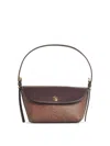 Etro Barchetta Brown Cotton Blend Bag In Brown