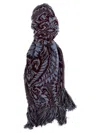 Etro Jacquard Scarf With Fringe Detailing And Soft Texture In Multi