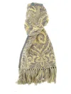 Etro Multicolor Barocco Jacquard Scarf In Multicolor