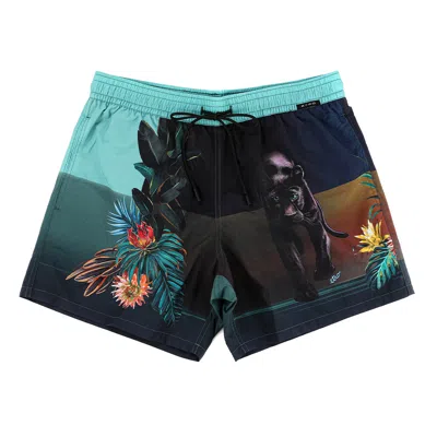 Etro Graphic-print Drawstring Swim Shorts In Multi