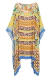 Etro Paisley Printed Beach Dress In Yellow