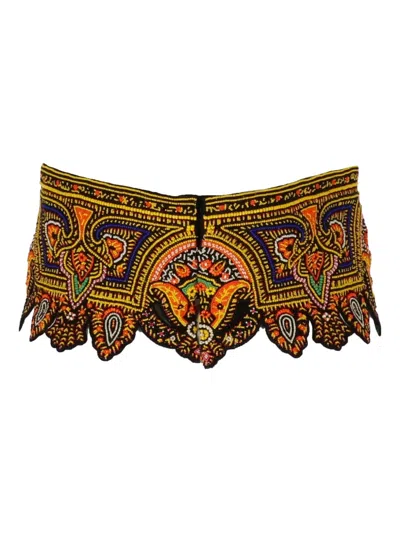 Etro Bead-embellished Top In Multi