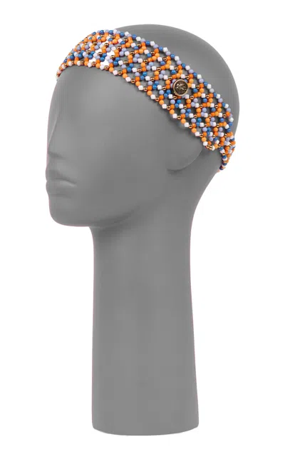 Etro Beaded Headband In Multi
