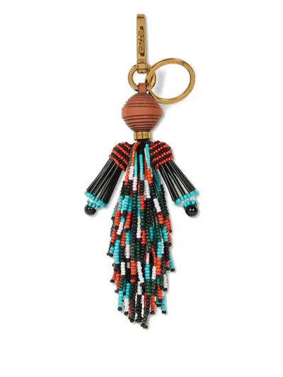 ETRO ETRO BEADED KEYCHAIN