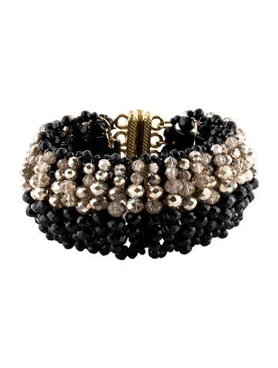 Pre-owned Etro Beaded Multistrand Bracelet, 7"