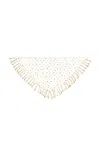 Etro Beaded Net Bandana In Yellow