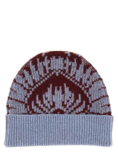 Etro Beanie Hat In Multicolour