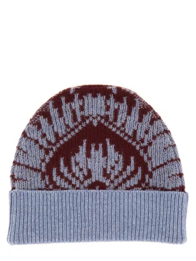 Etro Beanie Hat In Multicolour