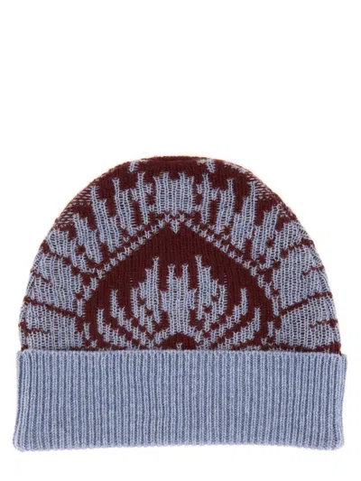 Etro Beanie Hat In Multicolour
