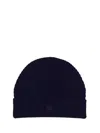 Etro Beanie Hat With Logo In Pattern