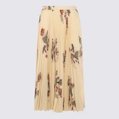 Etro Beige Midi Skirt