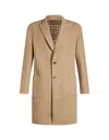 Etro Reversible Single-breasted Coat In Cammello