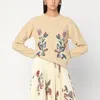 Etro Wool And Cashmere Jumper With Embroidery In Neutral
