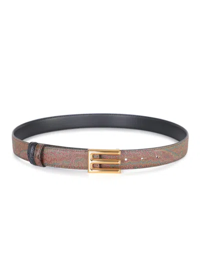 Etro Belt In Brown