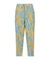 Etro Belt-loop Casual Pants In Blue