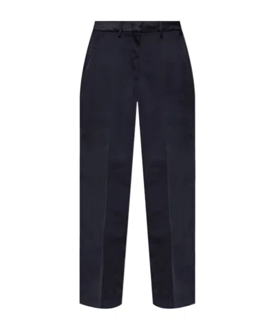 Etro Belt Loop Dress Pants In Black