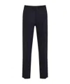 Etro Wool Blend Single Pleat Pants In Black
