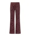 Etro Belt Loop Jeans In Red