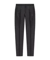 Etro Pleated Trousers With Zip Detail
