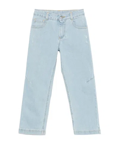 Etro Belt Loops Jeans In Blue