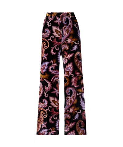 ETRO ETRO PAISLEY VELVET TROUSERS