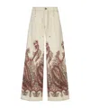 Etro Belt Loops Slacks In Brown