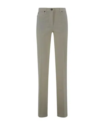 Etro Belt Loops Slacks In Gray
