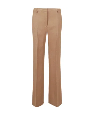 Etro Belt Ring Casual Pants In Brown