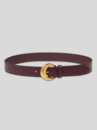 ETRO , BELT WITH PAISLEY BUCKLE, WOMAN, BURGUNDY, SIZE 90