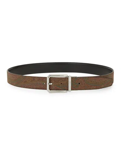 ETRO BELT WITH "PAISLEY" PATTERN