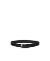 Etro Belt With Threading In Black