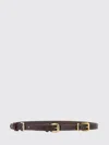 Etro Women Leather Belt In Brown