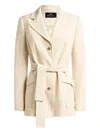 Etro Belted Field Jacket In Neutral