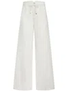 Etro Wide-leg Denim Jeans With High Waist In White