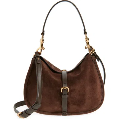 Etro Belted Suede Hobo Bag
