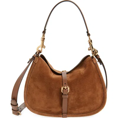 Etro Belted Suede Hobo Bag