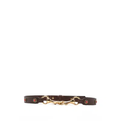 Etro Stud-embellished Belt In Purple