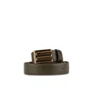 Etro Greenish Reversible Belt In Green